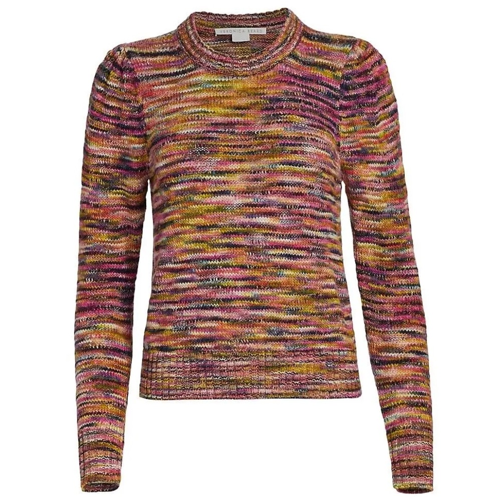 Veronica Beard Raissa Space Dye Crewneck Merino Sweater XS